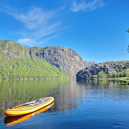 Hytte Ved Preikestolen Forsand Eksteriør billede