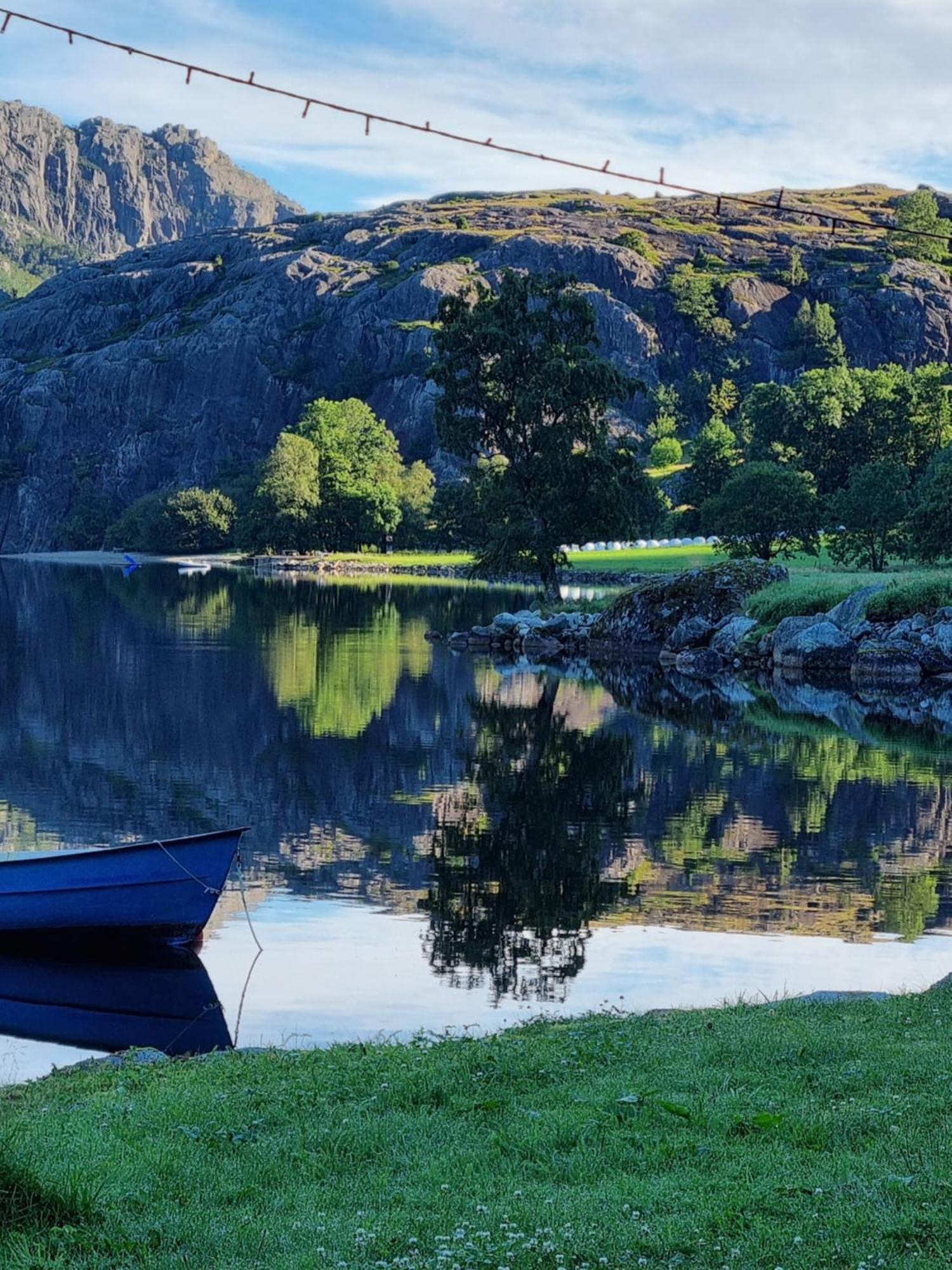 Hytte Ved Preikestolen Forsand Eksteriør billede