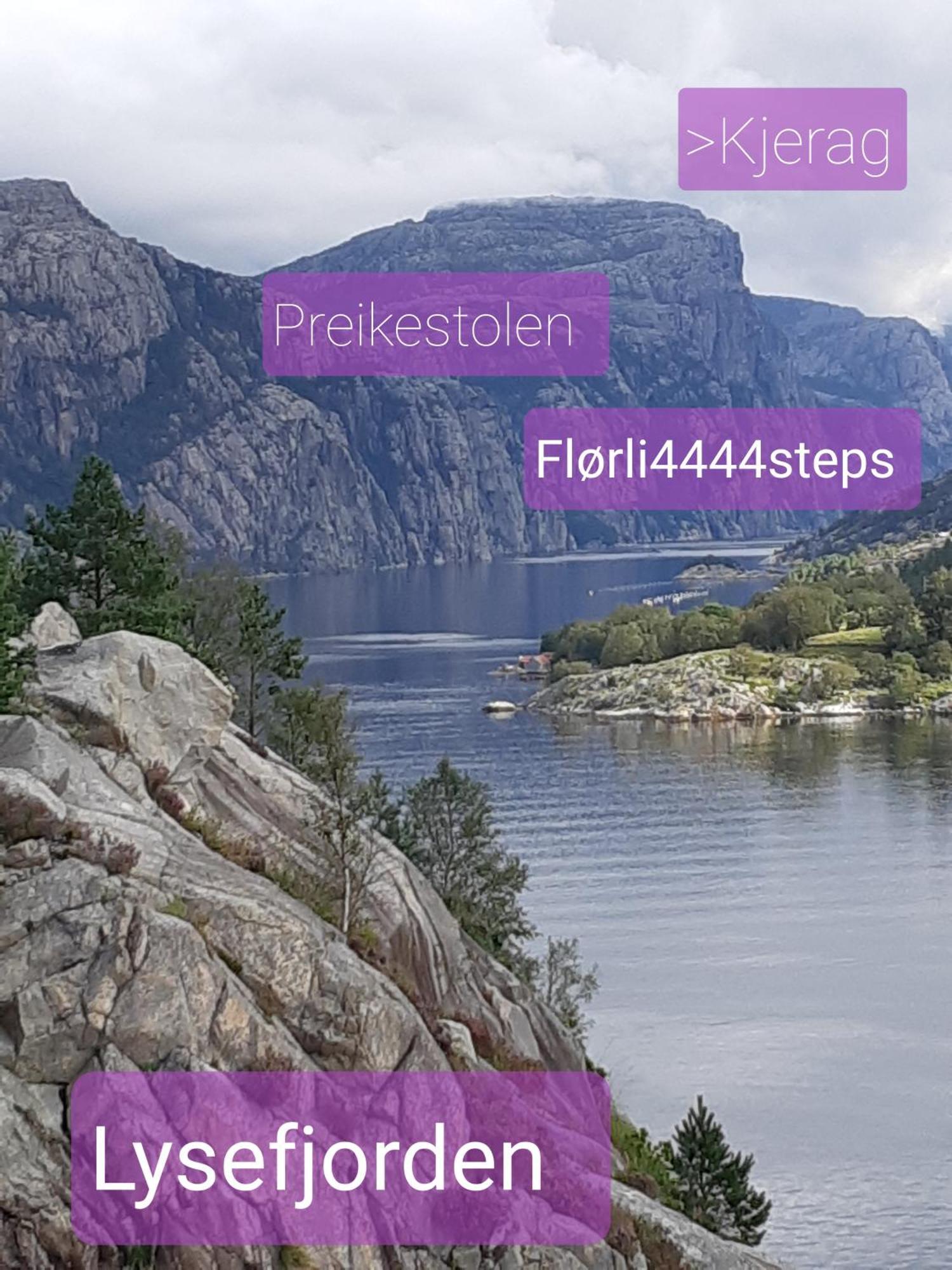 Hytte Ved Preikestolen Forsand Eksteriør billede