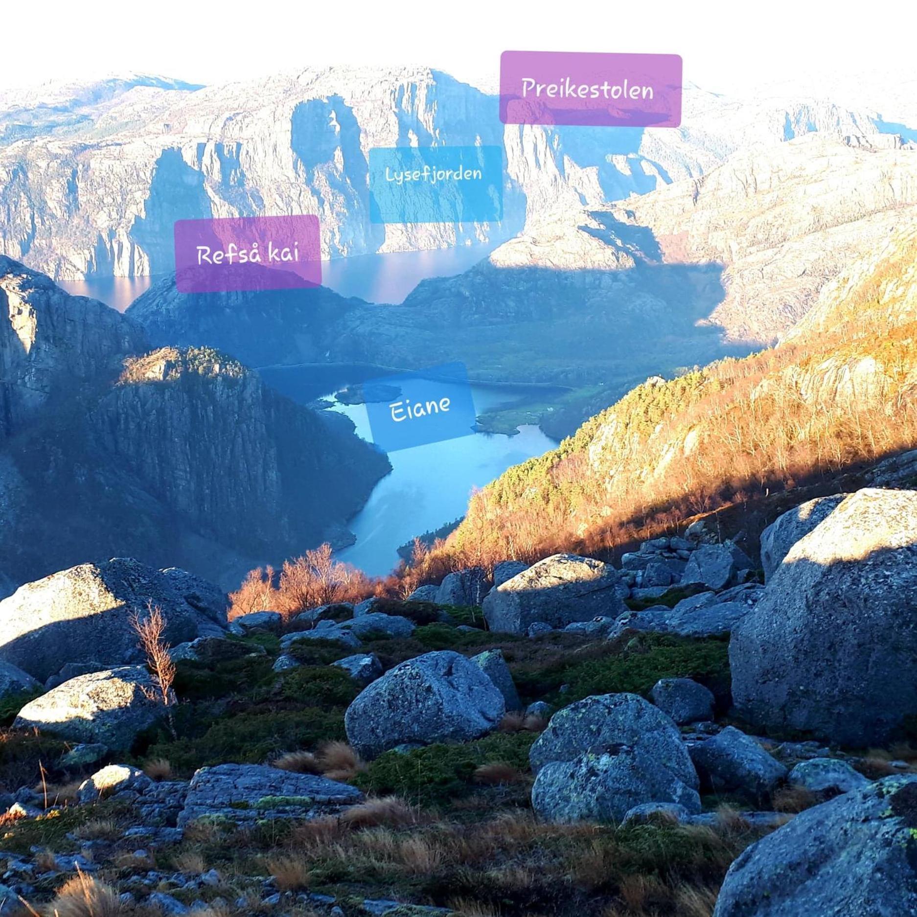 Hytte Ved Preikestolen Forsand Eksteriør billede