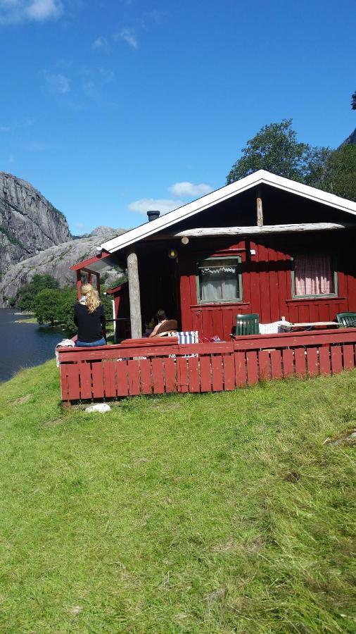 Hytte Ved Preikestolen Forsand Eksteriør billede
